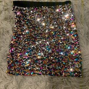 Sequin Skirt